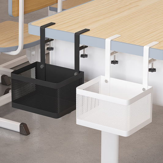 Under Desk Storage Organizer – Desk Side Workspace Holder