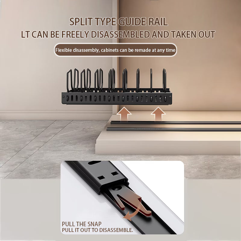 Pull-Out Pots & Pans Organizer – Sliding Kitchen Cabinet Storage Rack
