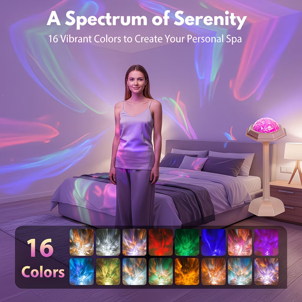 Lunara™ Lamp – 16 Color Mood & Ripple Light